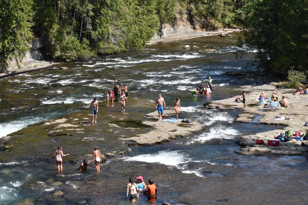 The property 3L Developments wants to develop includes land around Stotan Falls. File photo