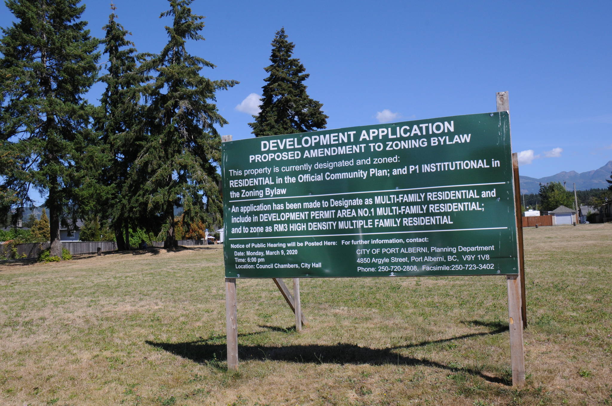 Construction is set to start on nearly 50 new rental homes for families and seniors on Maitland Street in Port Alberni. (SUSAN QUINN / ALBERNI VALLEY NEWS)