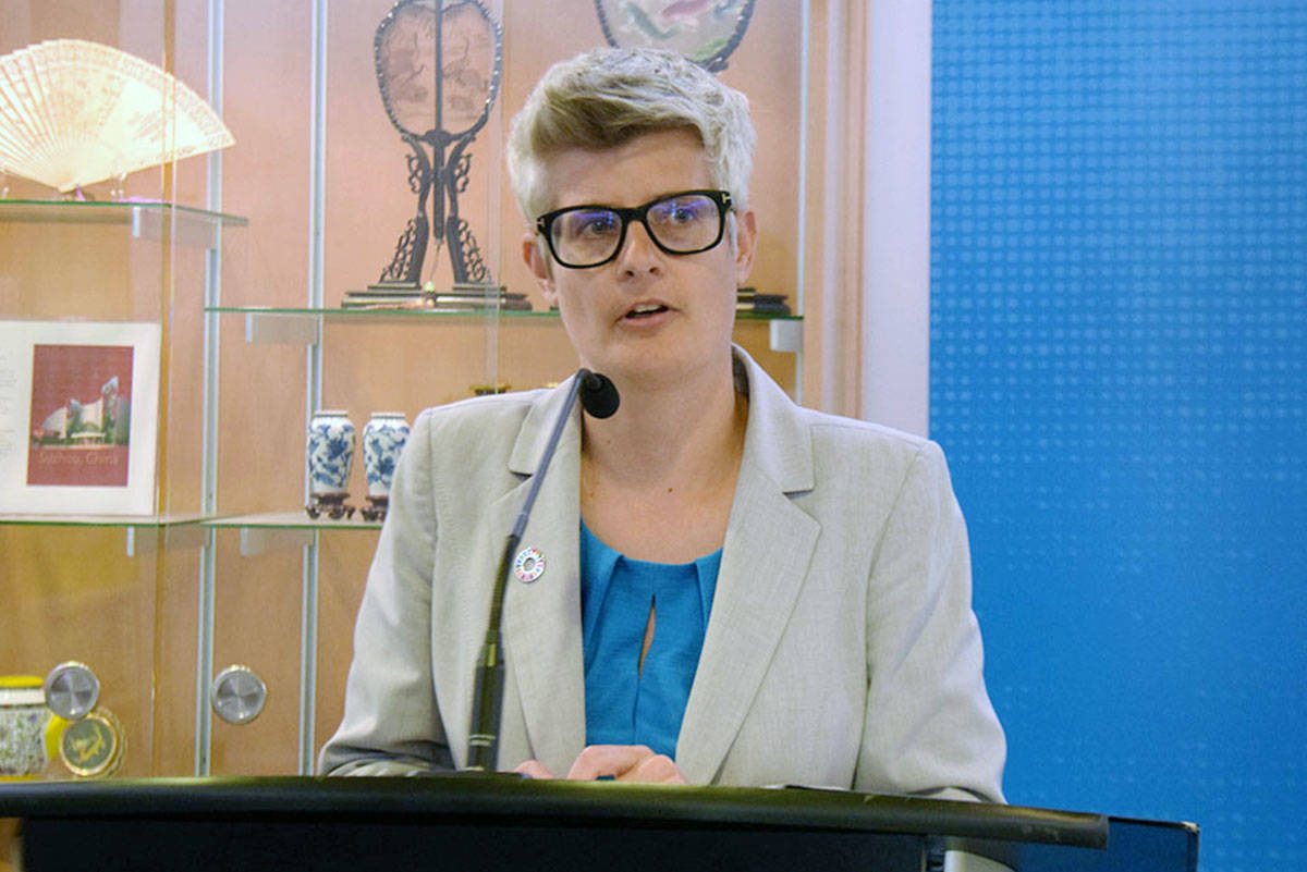 Victoria Mayor Lisa Helps hoped to find an alternative that could see Oak Bay Lodge used for short-term housing, but she found little support for the idea at a CRD hospital and housing committee meeting Wednesday. (Black Press Media file photo)
