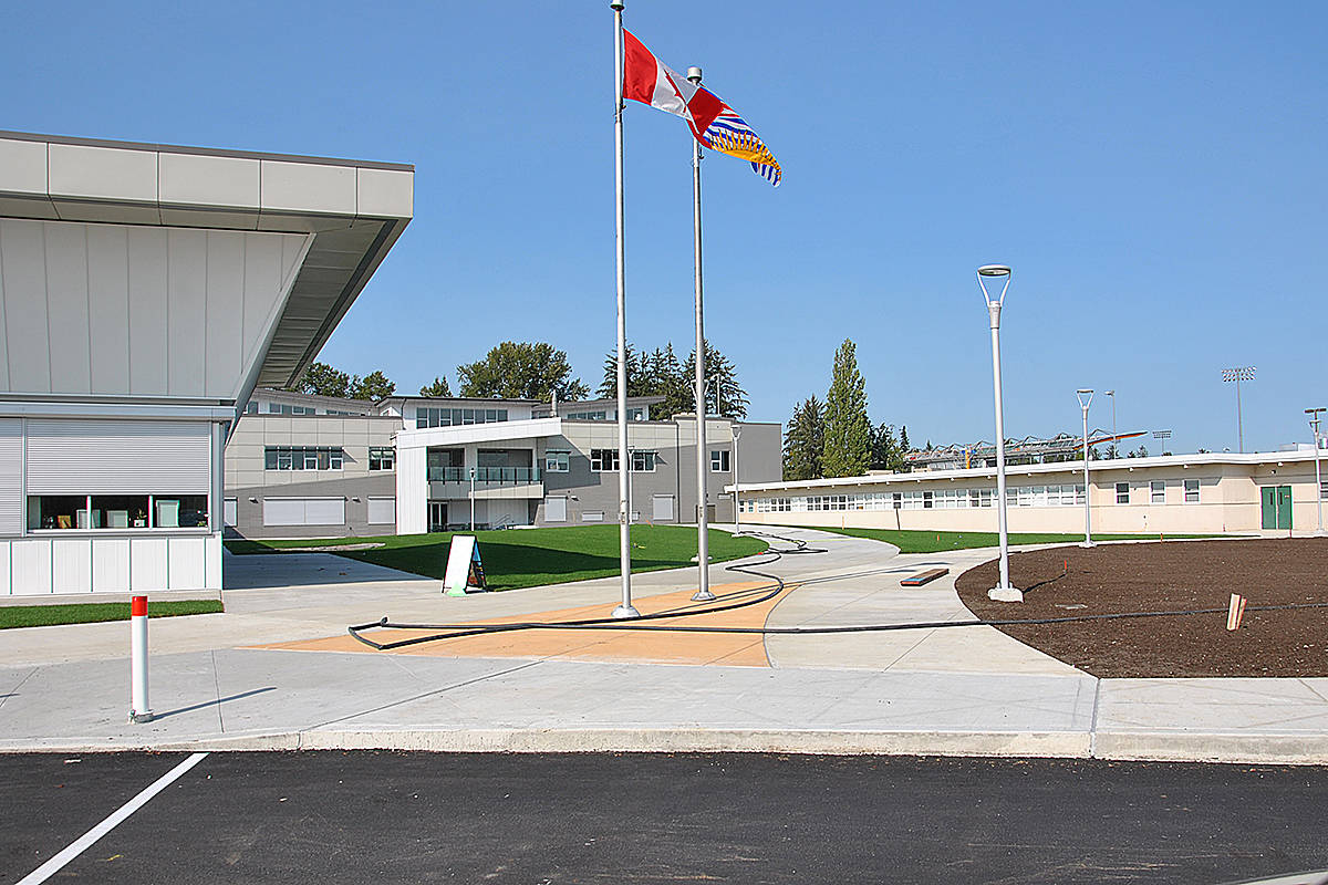 Langley Secondary is one of dozens of Langley schools set to re-open under difficult circumstances this year. (Roxanne Hooper/Langley Advance Times)