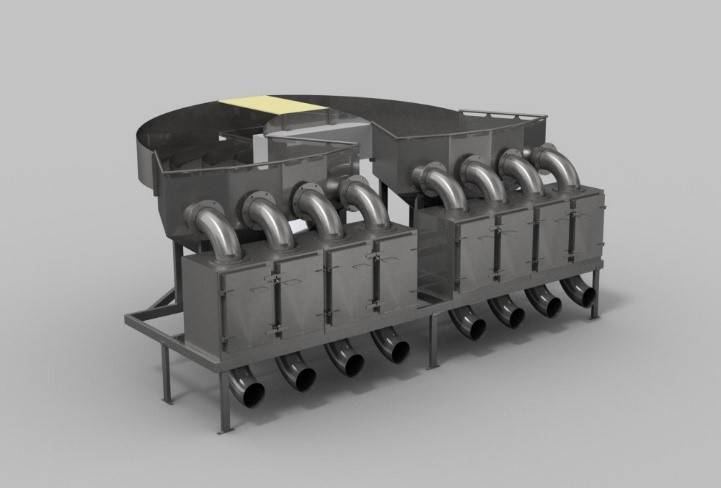 Artist’s rendering of Cermaq Canada’s portable mechanical sea lice removal system for use on salmon farms in the Broughton Archipelago and Discovery Islands. (Illustration supplied by Cermaq Canada)