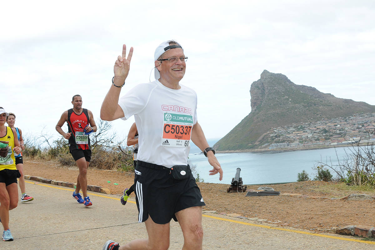 Nigel Deacon has run ultra-marathons before and says he’s looking forward to running a marathon at the end of this month in support of the Move for Melanoma event. (Provided by Nigel Deacon)
