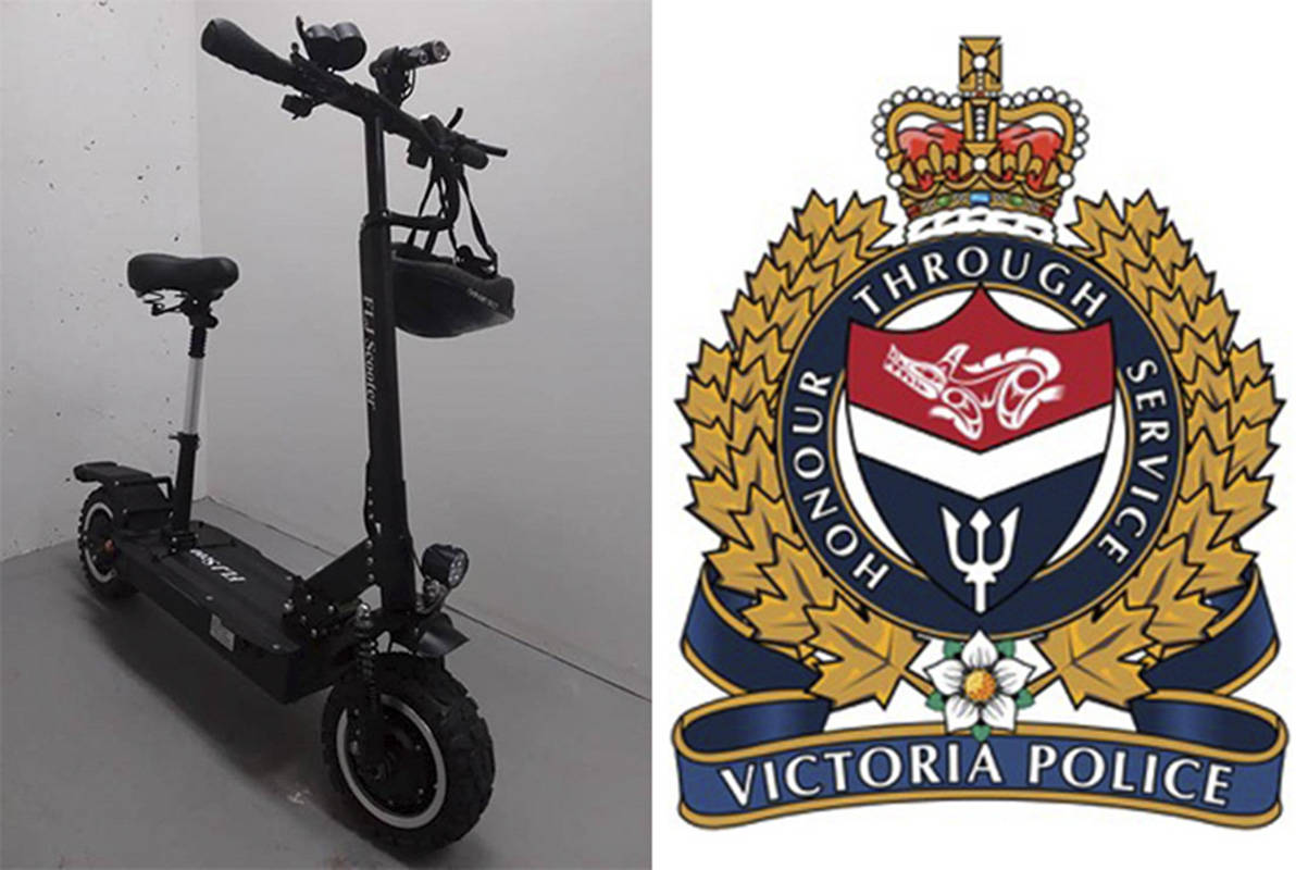 VicPD seeking help in recovering stolen scooter of B.C. Special Olympics athlete