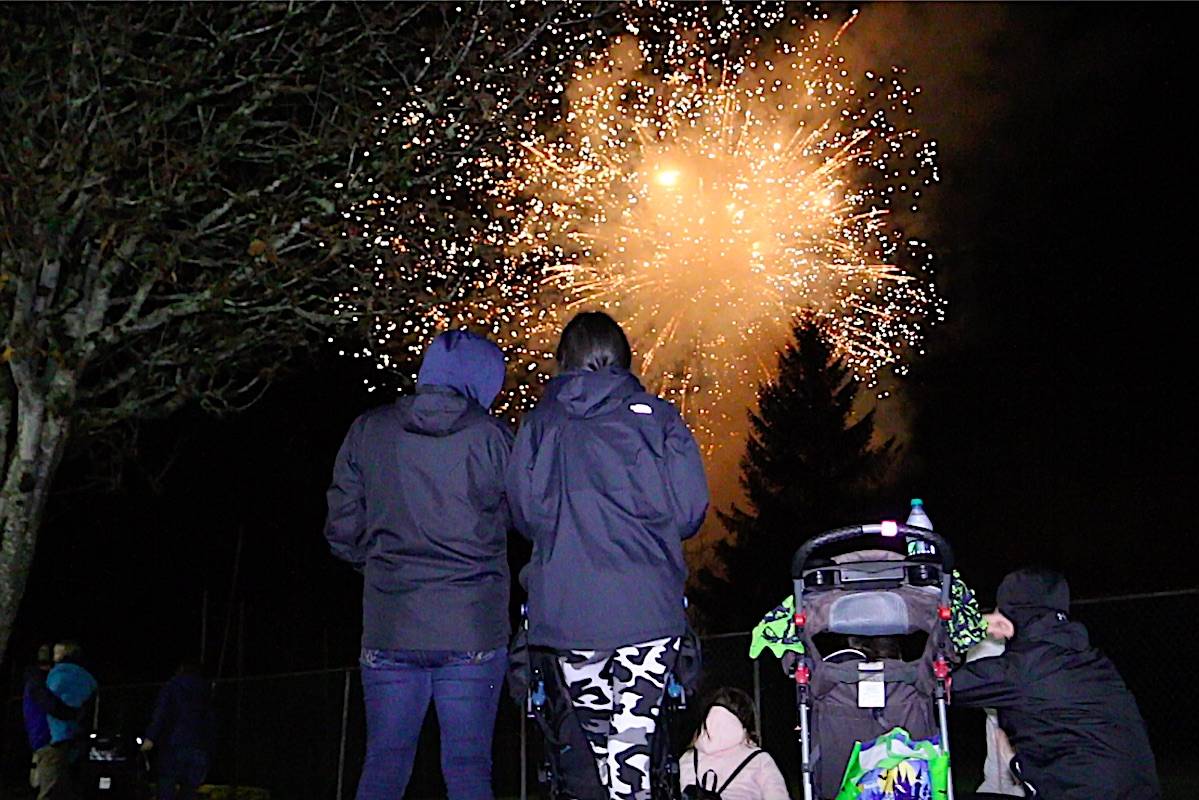 Fireworks ended the night at Halloween Fest 2019. (Jenna Cocullo / The Northern View)