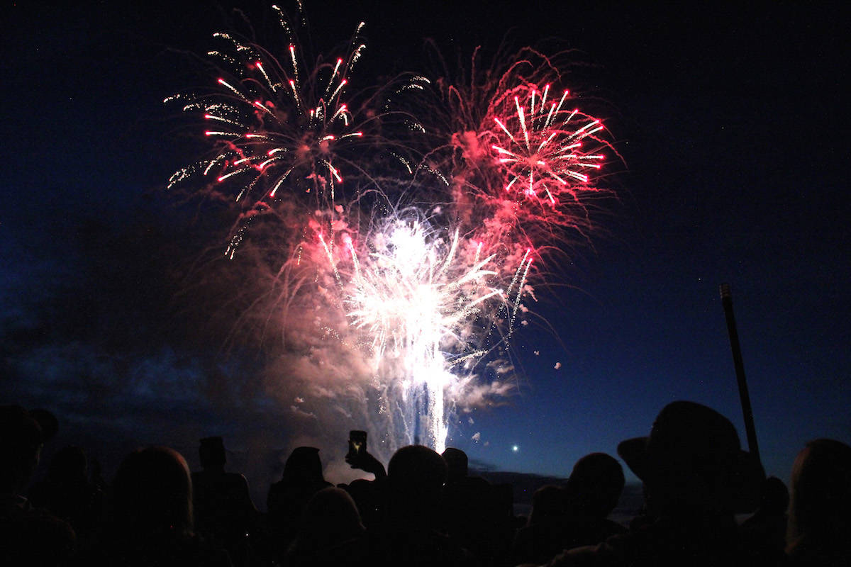 The annual fireworks show by the local fire department has been cancelled. Black Press File Photo