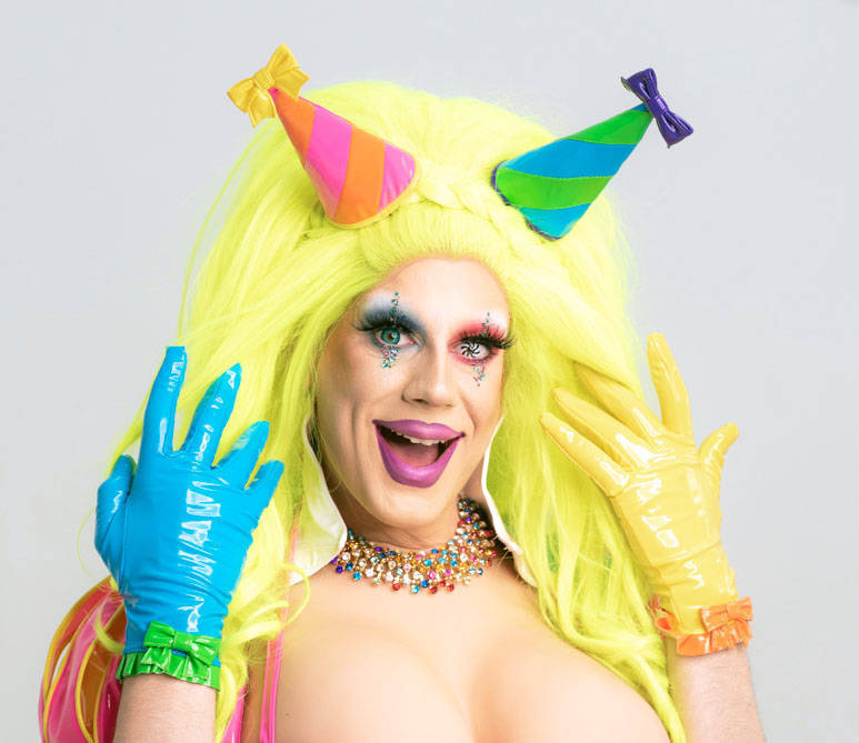 Jimbo competed in Season One of Canada’s Drag Race and has support from a new brew at Riot Brewing in Chemainus. (Photo by Helene Cyr)