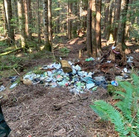 Sooke ATV Club held a trash collection day in the backwoods of Jordan River on Oct. 3. (Contributed photo)