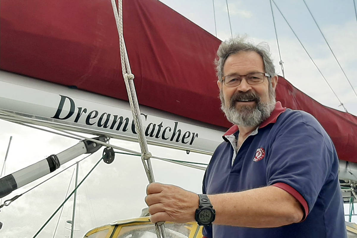 BC Liberal candidate Norm Facey sailed around the world for five years. Facebook photo