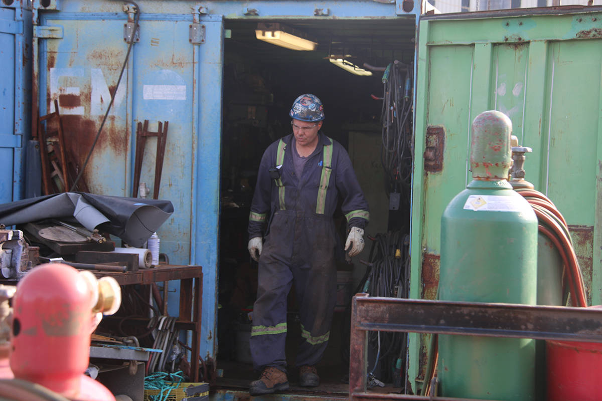Point Hope Maritime was the location of Wednesday's announcement from the NDPs, promising that if reelected the government would launch long-term shipbuilding and ship repair strategy. (Kendra Crighton/News Staff)