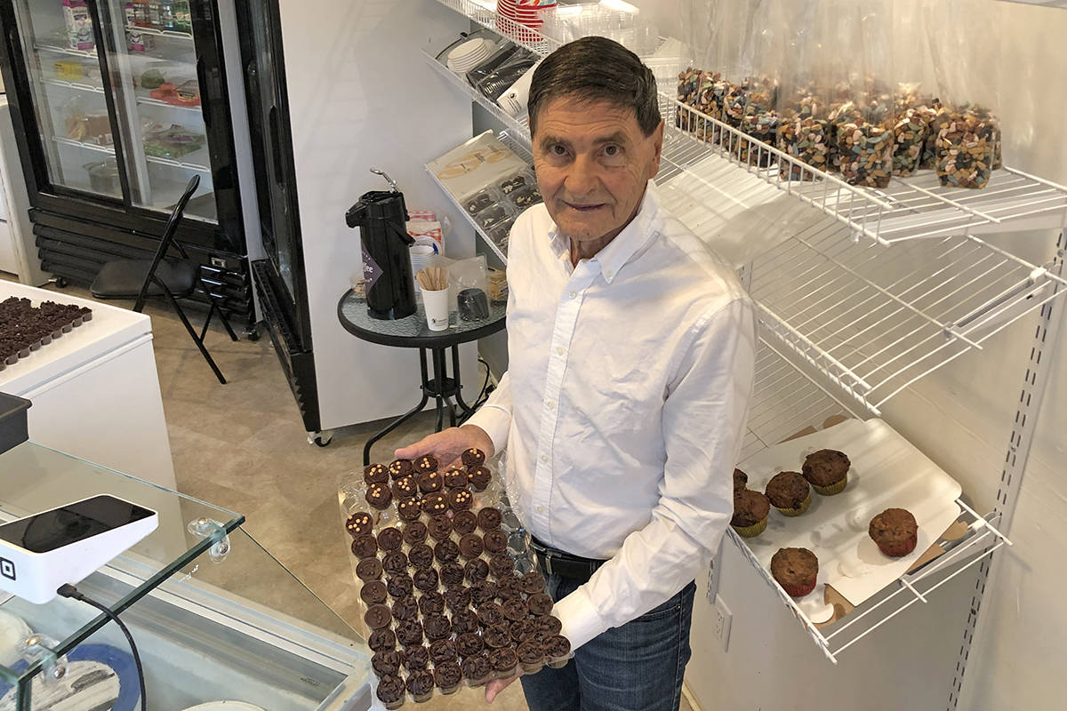 Chocolatier Bob Attwell is in the former Casey’s Market at the intersection of St. Patrick Street and Central Avenue. (Travis Paterson/News Staff)