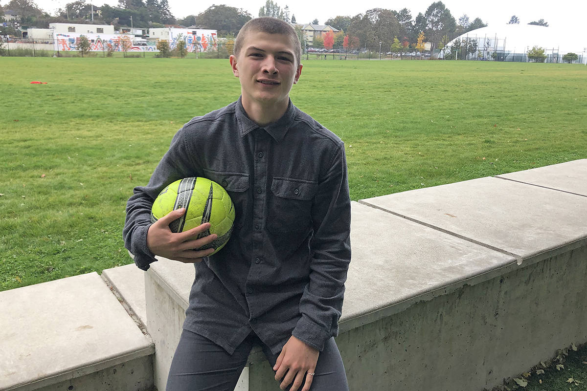 Ethan Finnigan had hoped to play for the UVic Vikes. (Travis Paterson/News Staff)
