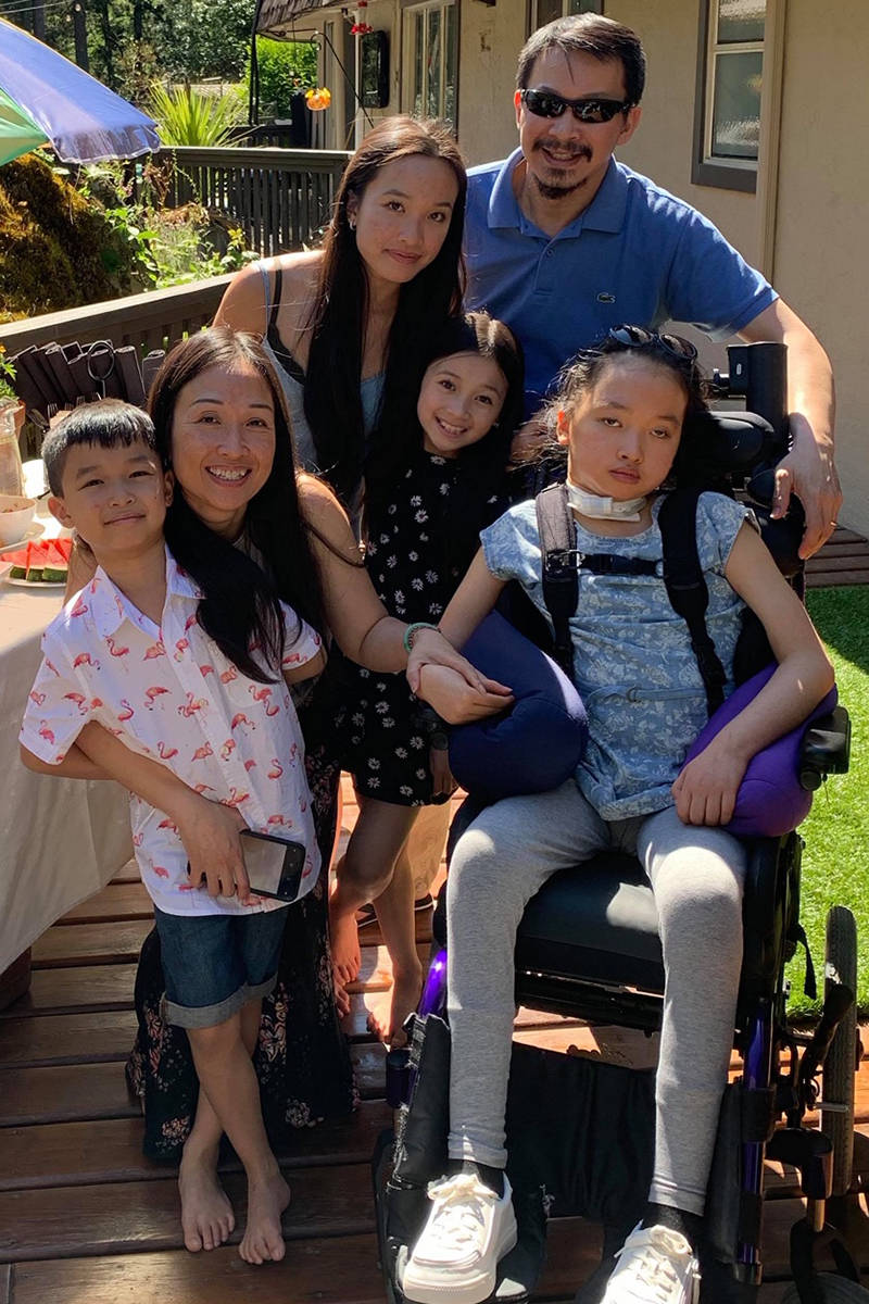 A photo of the Bui-Nguyen family taken this summer. (Provided by Kairry Nguyen)