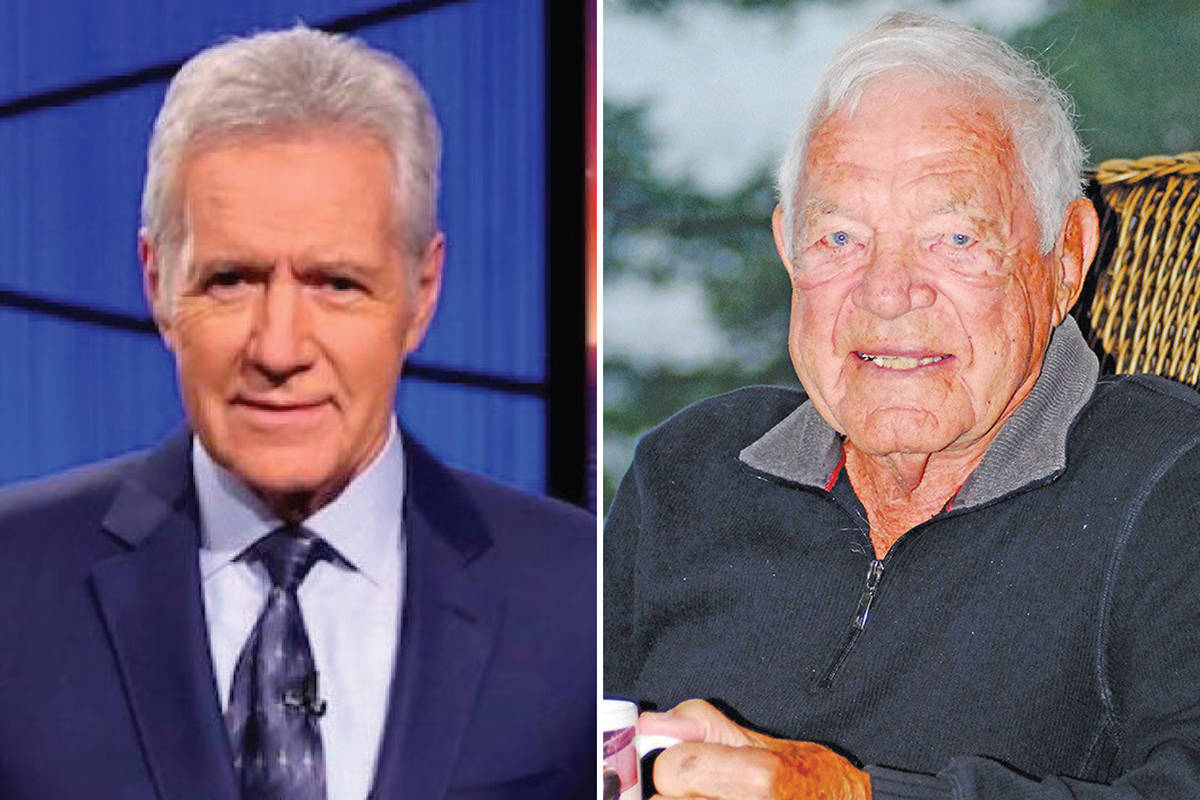 Alex Trebek, left, and Howie Meeker. (File photos)