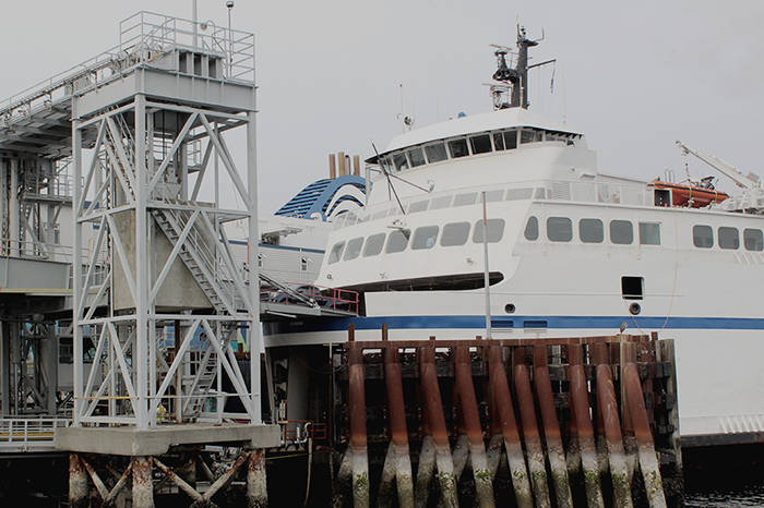 BC Ferries has cancelled more than a dozen sailings for Tuesday due to high winds in the forecast. (News Bulletin file photo)