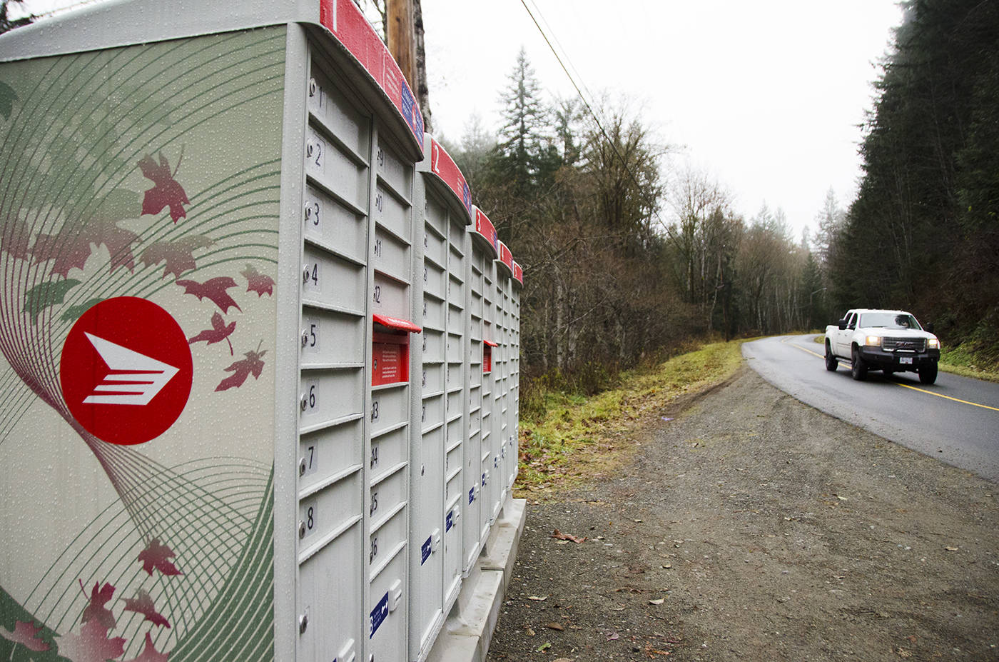 Mail service that was previously suspended due to safety concerns over a homeless encampment on Quinsam Road has been resumed. Photo by Mike Davies/Campbell River Mirror