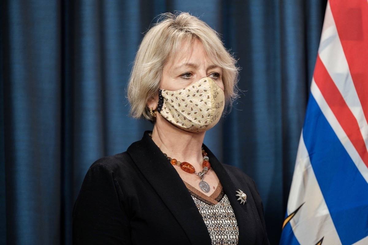 Provincial health officer Dr. Bonnie Henry updates B.C.’s COVID-19 situation at the B.C. legislature, Nov. 23, 2020. (B.C. government)