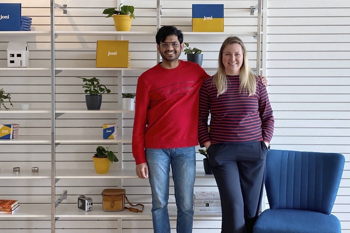 Linda Biggs and Jayesh Vekariya founded Victoria-based Joni period care in March 2020 with the mission of empowering menstruators. (Courtesy of Linda Biggs)