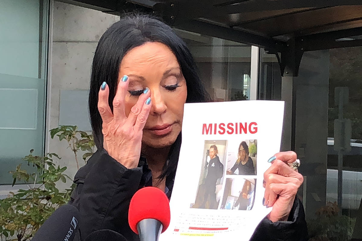 Penny Hart is calling on the community to help find her son Sean Hart who was last seen on Nov. 6 at a health institution in Saanich. (Devon Bidal/News Staff)