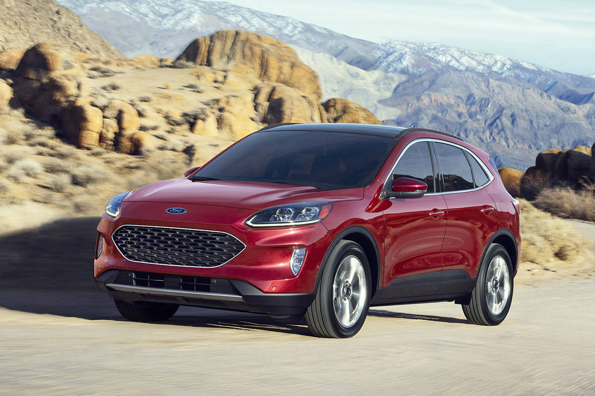 The completely redesigned new 2020 Escape best offers four new propulsion choices – including two all-new hybrids. PHOTO: FORD