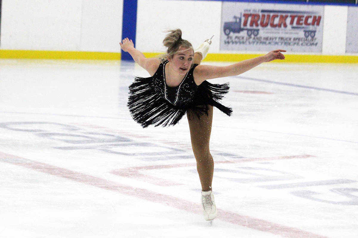 Sophie Dawe feels it’s been important to still have skating during COVID because it keeps her state of mind stable. (Photo by Don Bodger)