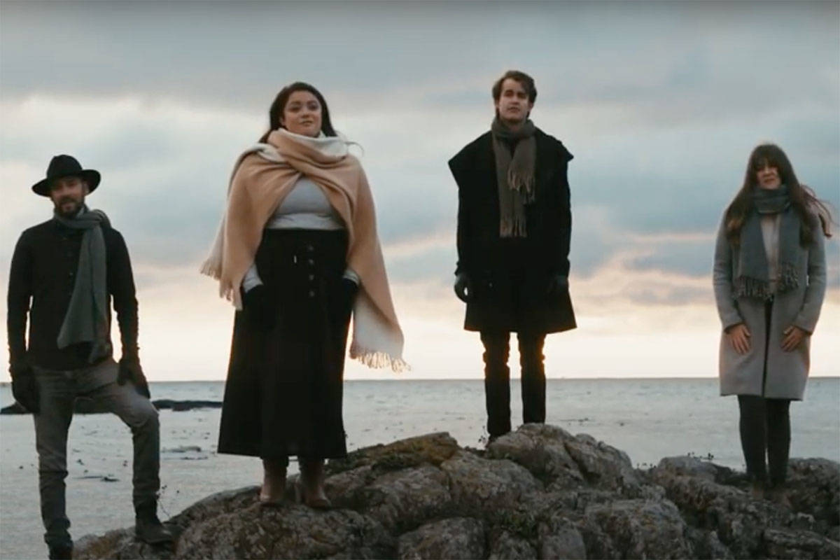 To thank the community for supporting them through a difficult year, the Canadian College of Performing Arts released a holiday music video Dec. 17. (Screenshot)