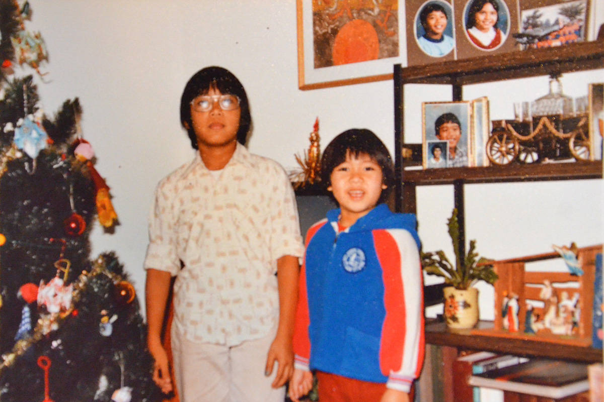 The Edmilao family, including Apollo and his younger brother, Francis, moved to Canada in the 1970s. (Edmilao family/Special to the Langley Advance Times)