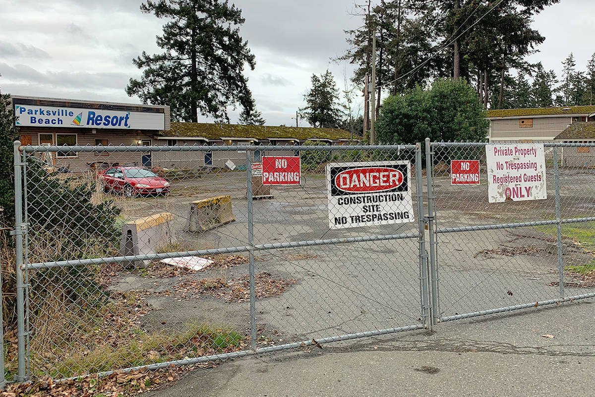 113 and 161 Island Highway in Parksville. City council granted a development permit for Timberlake-Jones Engineering to build a restaurant, outdoor pool and 84-site RV campground during the latest council meeting on Monday, Jan. 18. (Mandy Moraes photo)