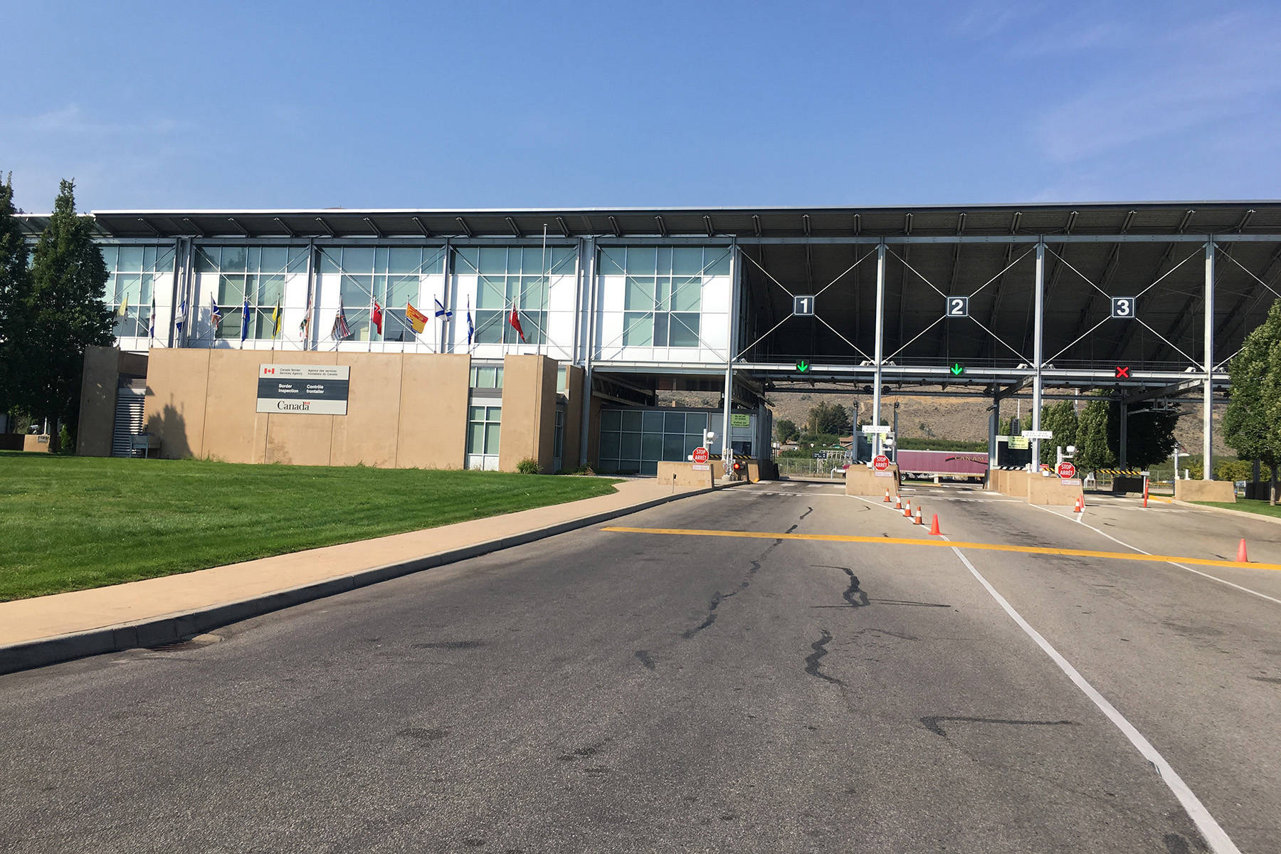 Canadian Border Services Agency Osoyoos port of entry. (Western News)