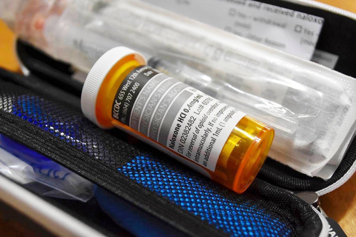 Naloxone is used to treat opioid overdoses. (Black Press Media files)