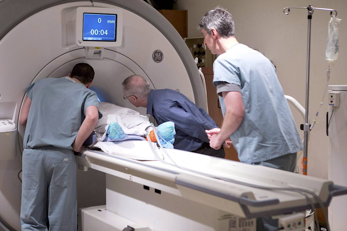 An MRI machine at Toronto’s Sunnybrook Hospital. Pictured on Tuesday, May 1, 2018. THE CANADIAN PRESS/Chris Young