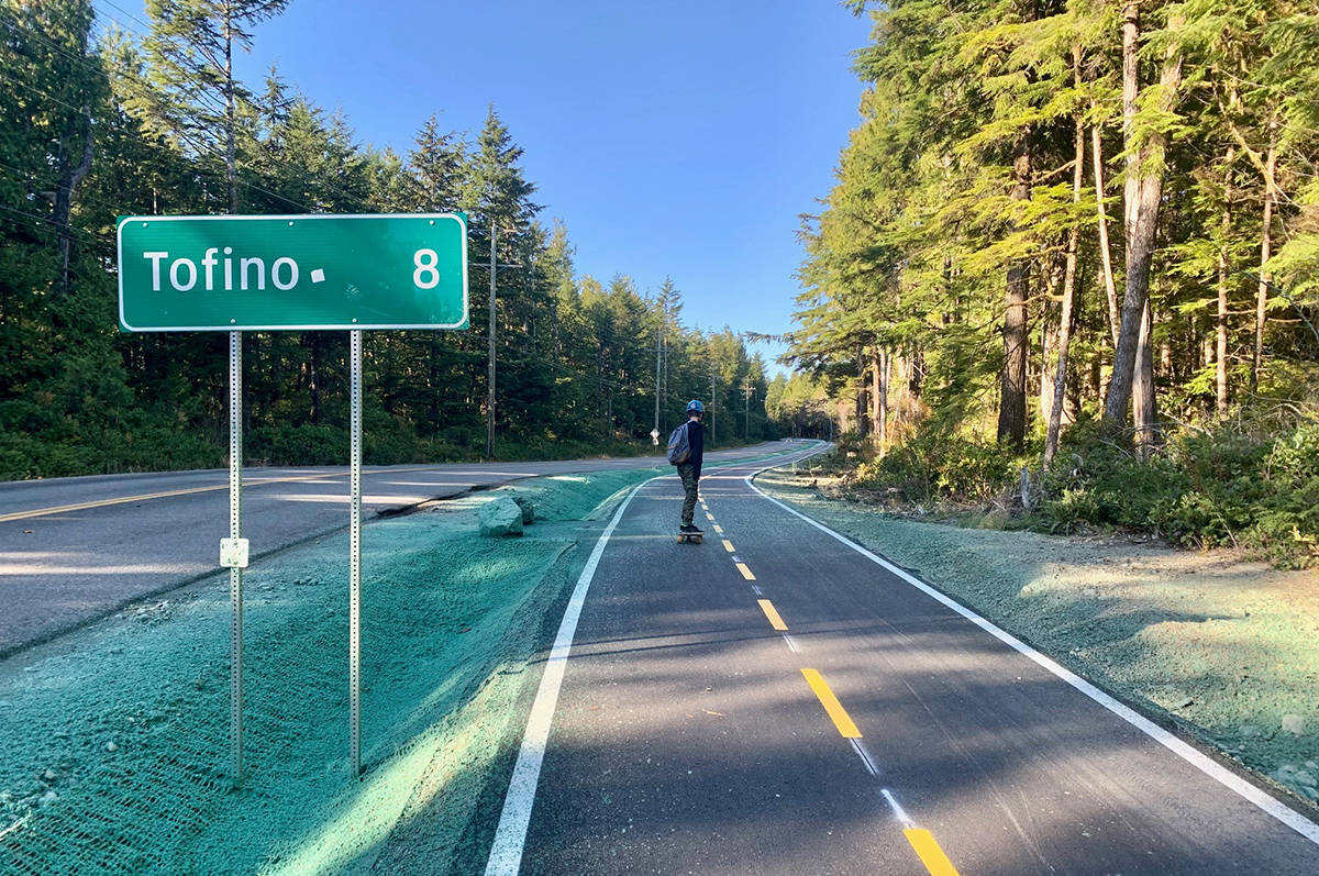 An extension to Tofino’s Multi-Use Path links the community to the Pacific Rim National Park Reserve. (District of Tofino photo)