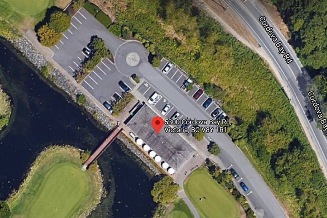 Saanich police are looking for suspects after an attempted robbery in the 5300-block of Cordova Bay Road. (Google Maps)