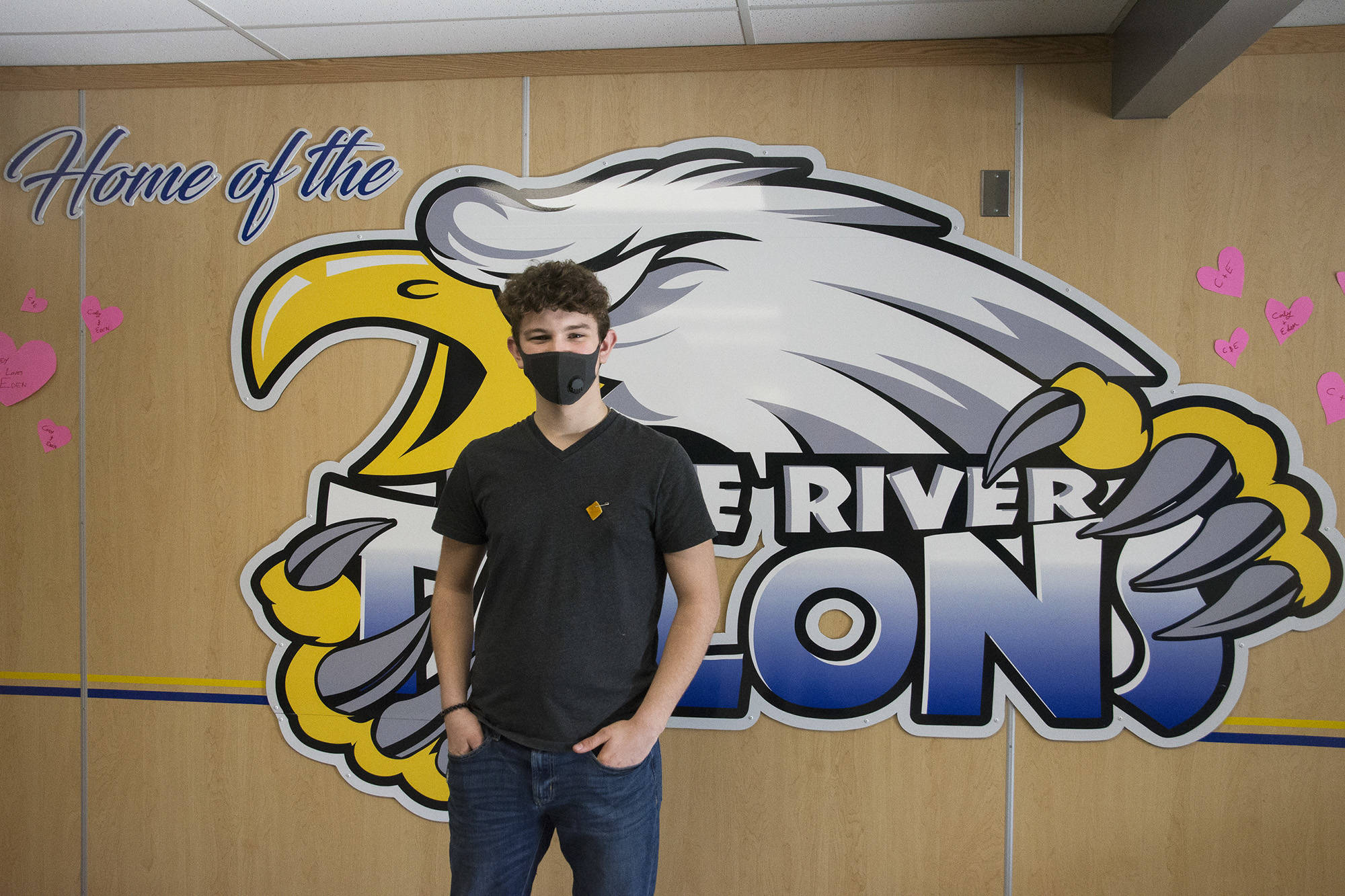 Cody Hutchinson, a Grade 9 Student at Eagle River Secondary in Sicamous, organized a cellphone detox for his classmates, which ended on Thursday, Feb. 11. (Jim Elliot - Eagle Valley News)