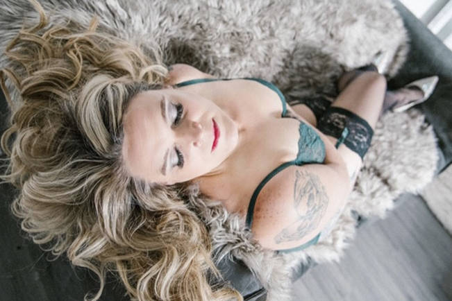 Nanaimos Joanne Secord is a quarterfinalist in Inked Magazines Cover Model Search contest. (Janayh Wright Photography)