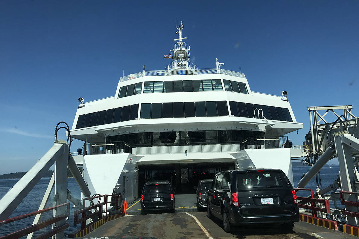 BC Ferries experienced heavy traffic on Feb. 27 following cancellations the day before due to strong winds and adverse weather. (Black Press Media file photo)