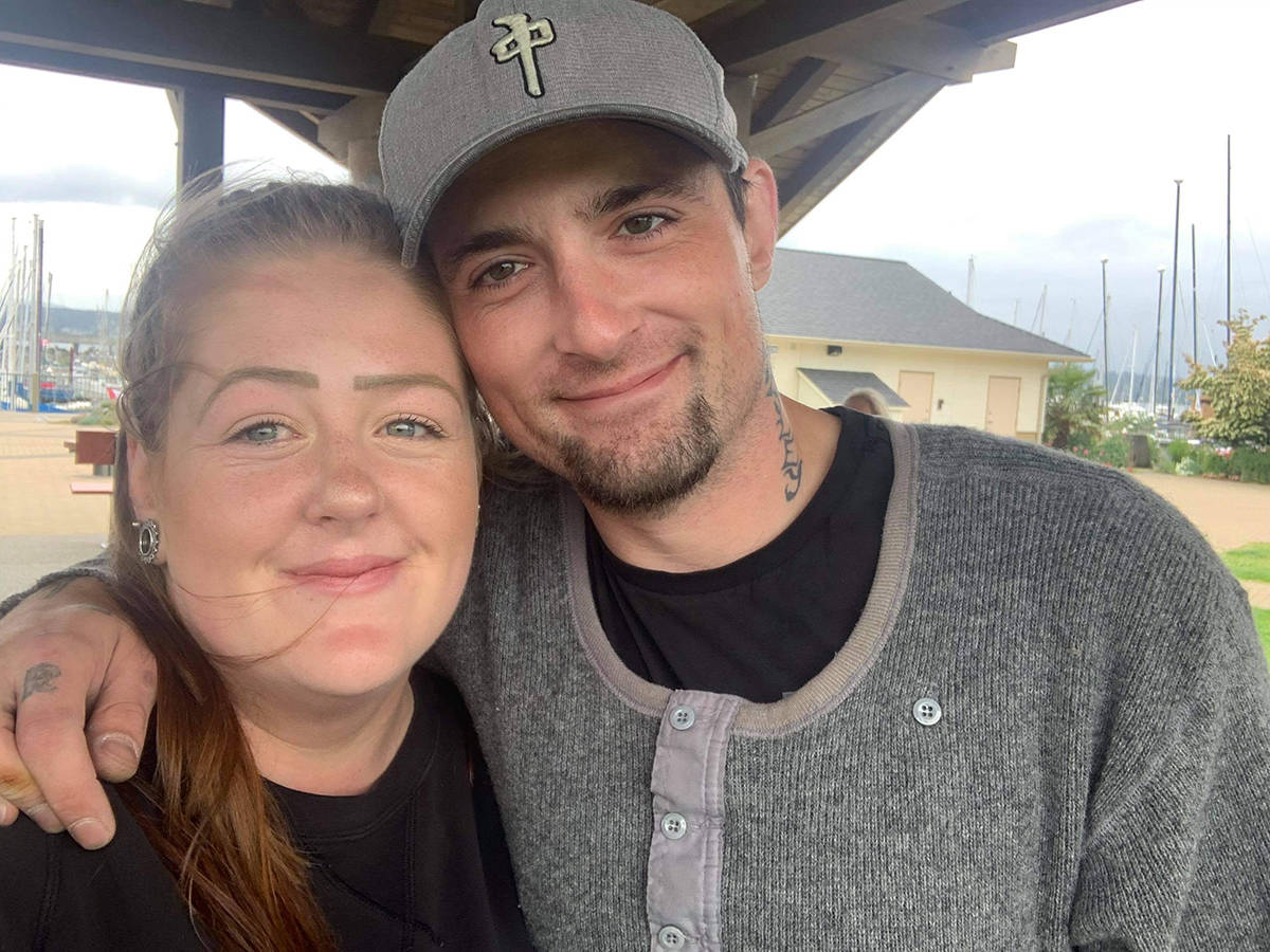 Cole Moore with one of his sisters, Jasmin Moore. Photo supplied