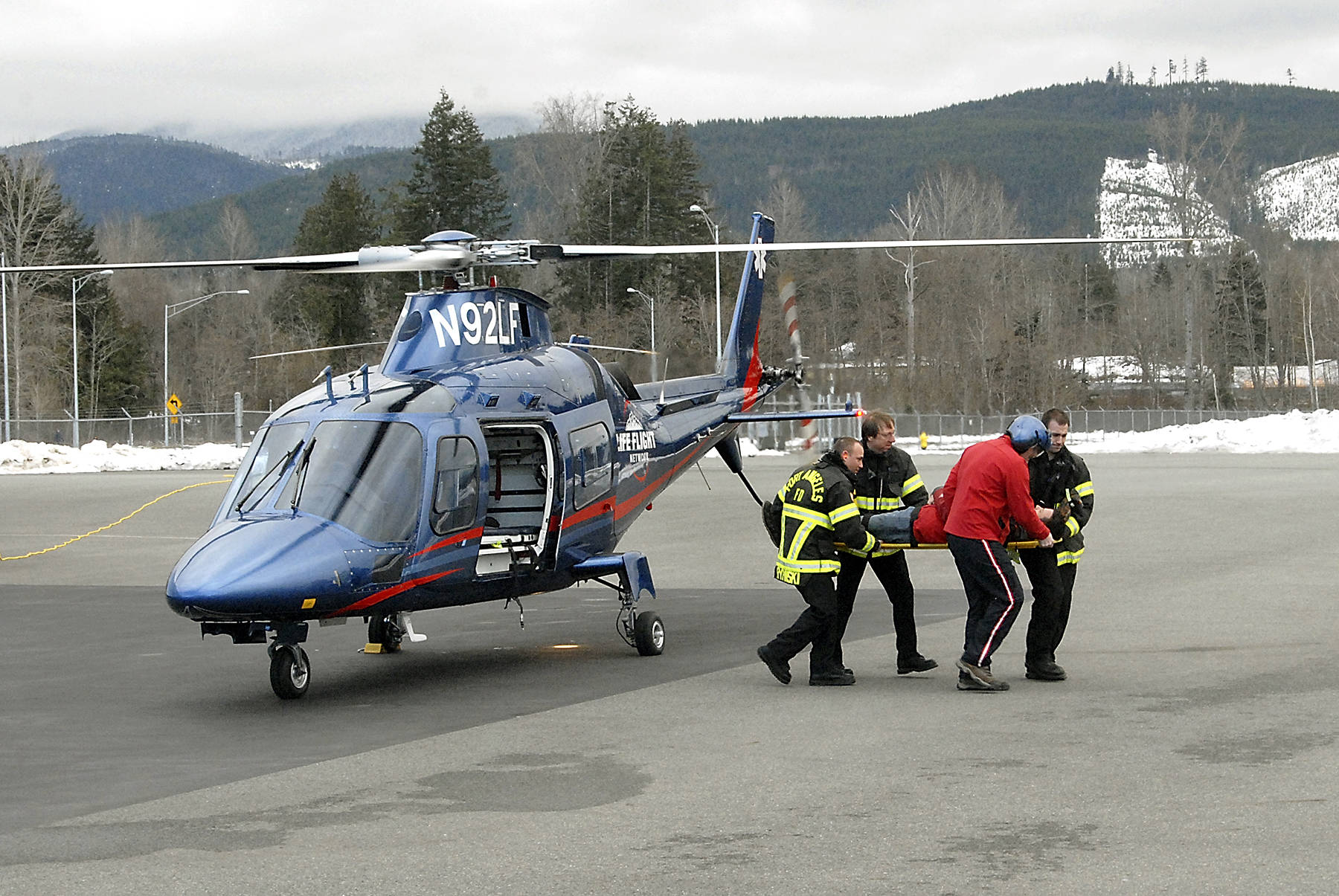 The City of Campbell River is supporting the concept of increasing medical helicopter evacuation availability around rural central and northern Vancouver Island with a new program based at the Campbell River Airport. Black Press File Photo