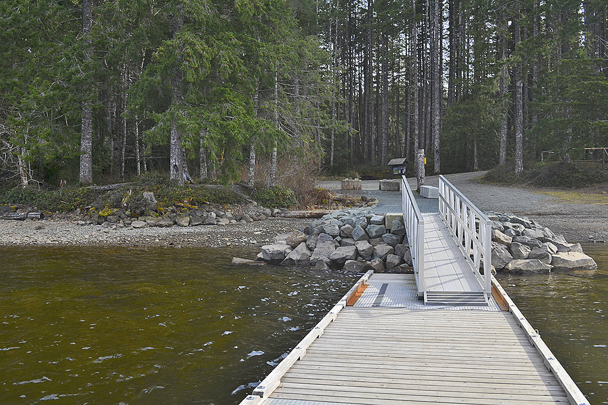 A paintball “war” held at Miller Creek Recreation Site and recent vandalism at the popular campground has prompted a call for people to be more respectful of a public facility. Photo by Alistair Taylor – Campbell River Mirror