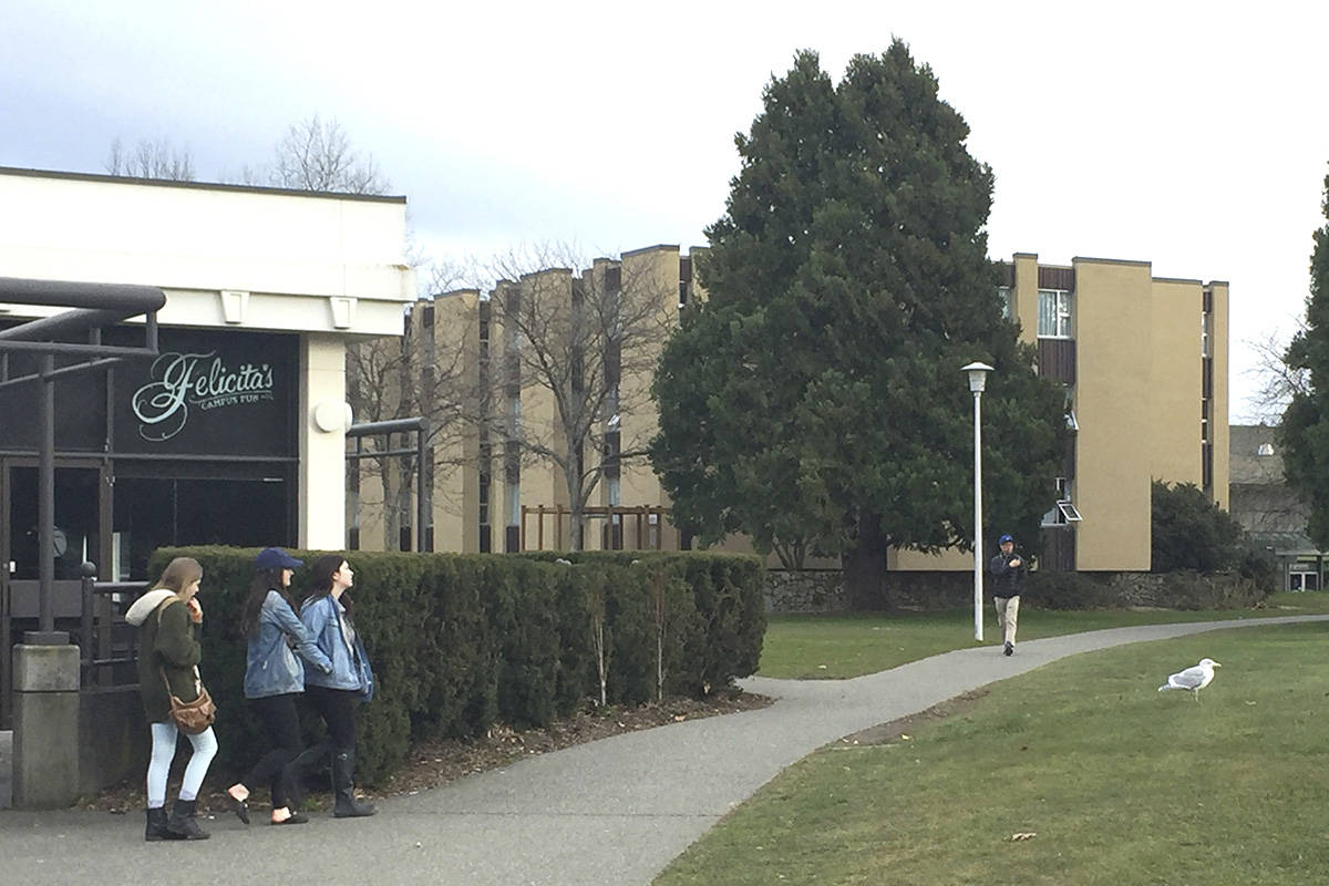 In a recent ranking released by comparison platform Hello Safe, Victoria is listed as 27th out of the the best 49 Canadian cities to study in. (Wolf Depner/News Staff)
