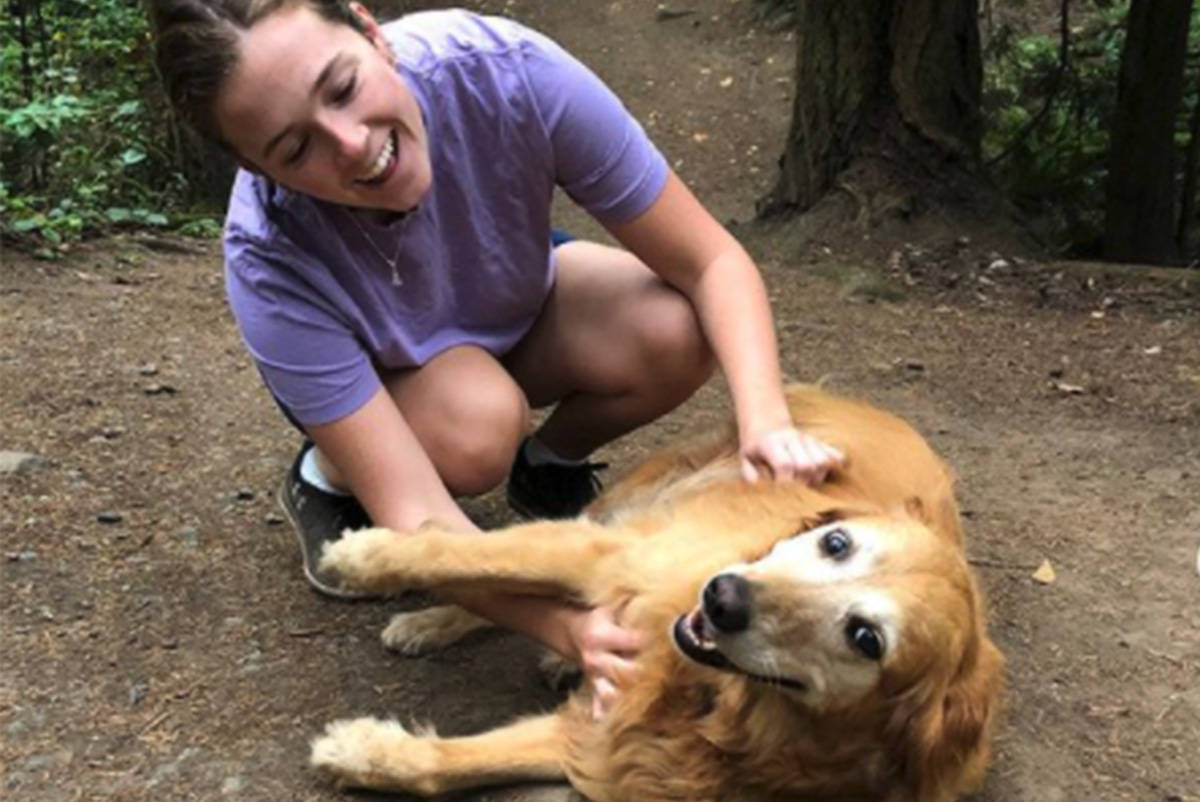 Victoria woman Rubee Twohig created her Instagram account @RubeeMeetsDogs to help combat online negativity. (Instagram/@RubeeMeetsDogs)