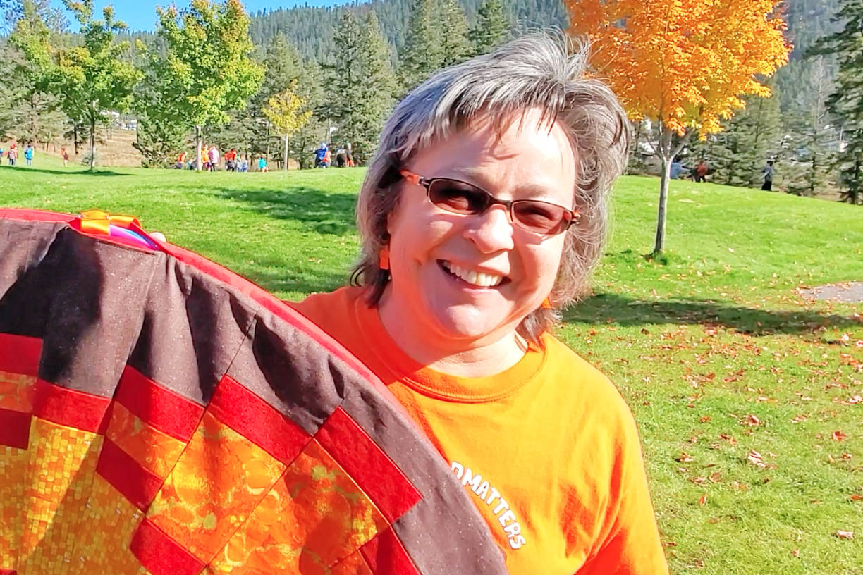 Orange Shirt Day founder and executive director Phyllis Webstad is hoping Bill C-5, to establish Orange Shirt Day, Sept. 30, as a National Day for Truth and Reconciliation will pass in the House of Commons. (Monica Lamb-Yorski file photo - Williams Lake Tribune)