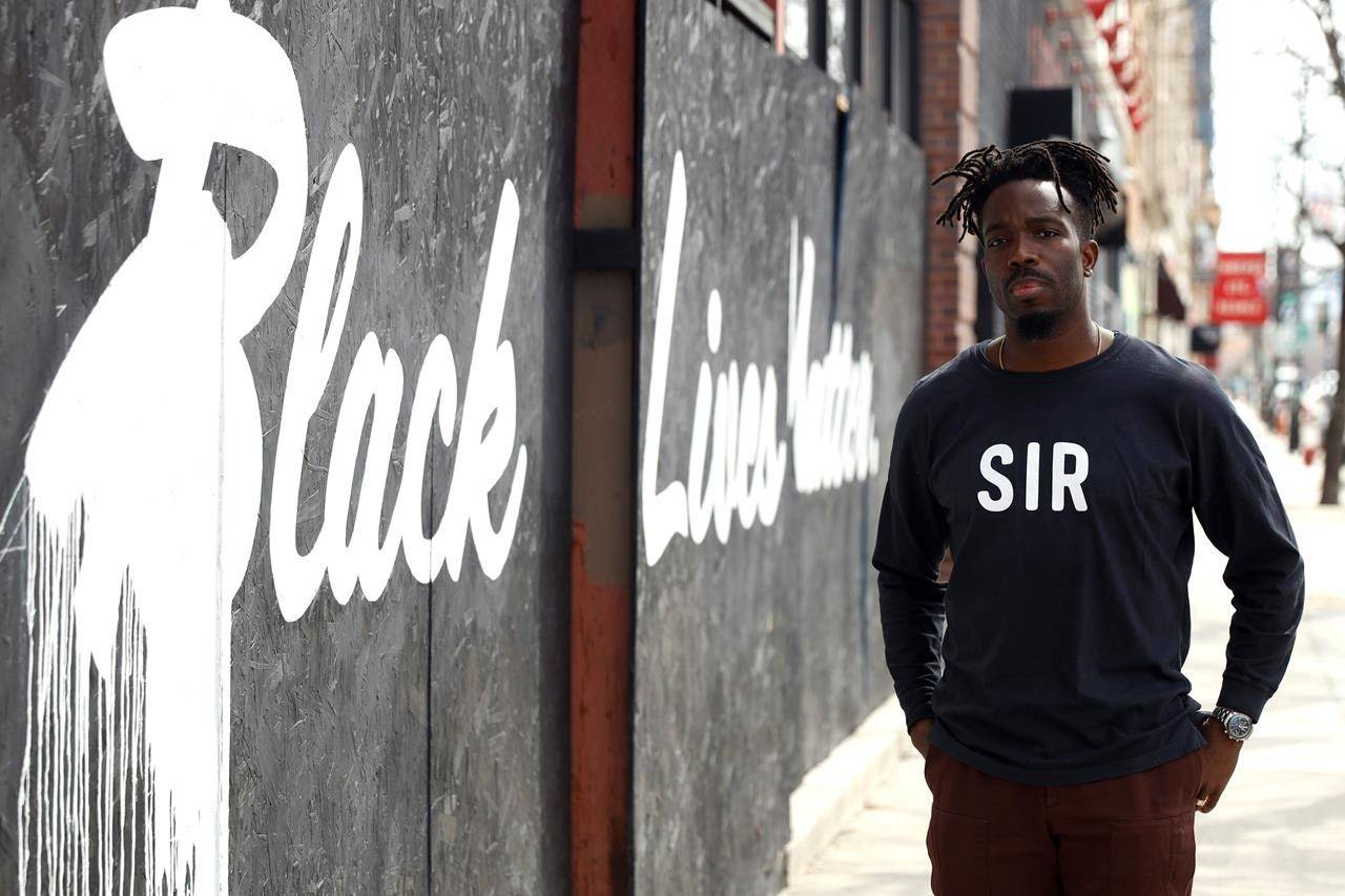 Richard Wallace, founder and executive director of Equity and Transformation, poses for a portrait in Chicago on Monday, March 22, 2021. As Minneapolis braces for Monday’s opening statements in the trial of Derek Chauvin, the ex-officer who is charged with murder and manslaughter in George Floyd’s death, so does the world. “George Floyd has taken systemic racism from personal problem to America’s issue,” Wallace said. “It’s clear we’re seeing a growing and maturing of a movement.” (AP Photo/Shafkat Anowar)