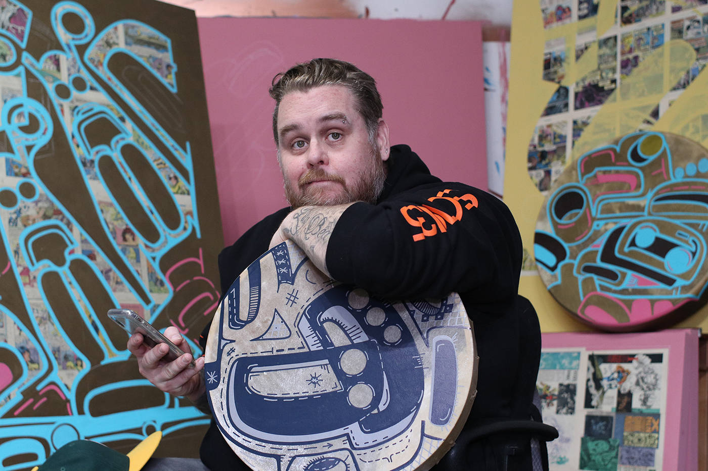 Campbell River’s Sonny Assu has been selected as one of five artists to receive the prestigious 2021 Eiteljorg Contemporary Art Fellowship. Photo Courtesy Sonny Assu