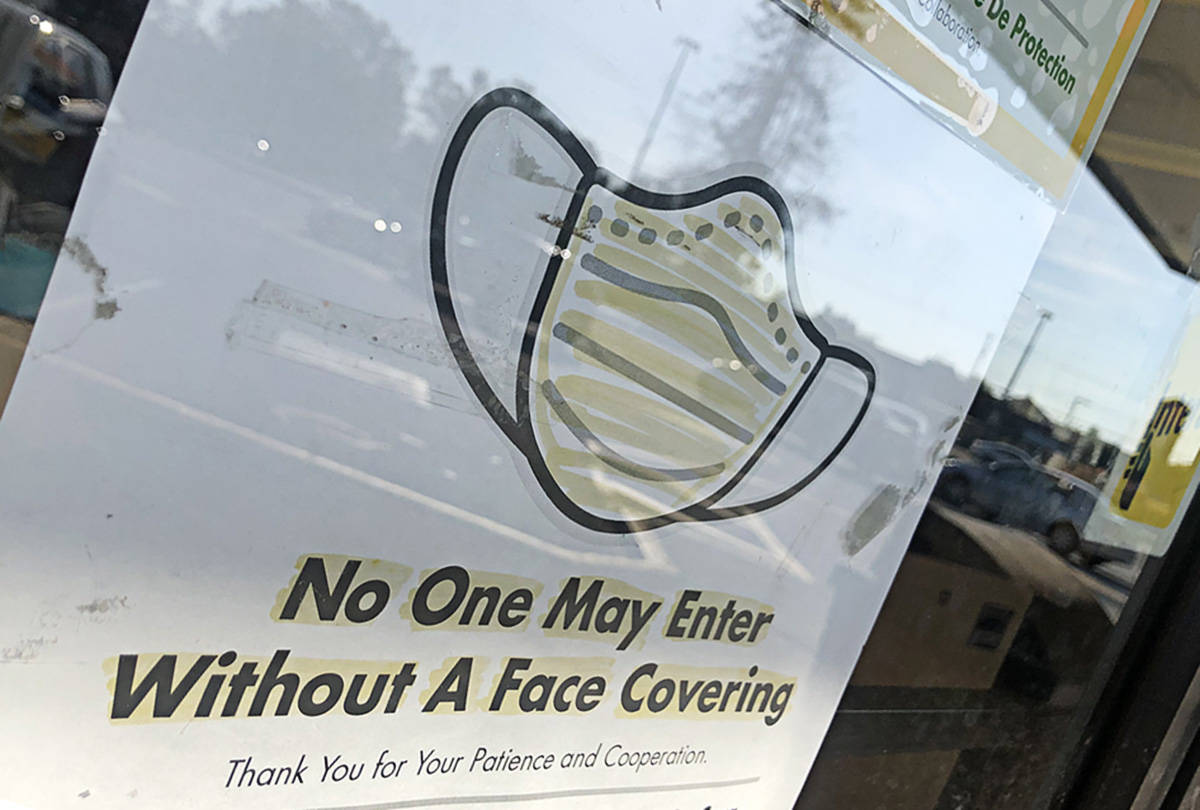 Tribunal member Steven Adamson wrote in a screening decision Wednesday, B.C.’s Human Rights Code “only protects people from discrimination” and does not apply to those who prefer not to wear a mask. (Ashley Wadhwani/Black Press Media)
