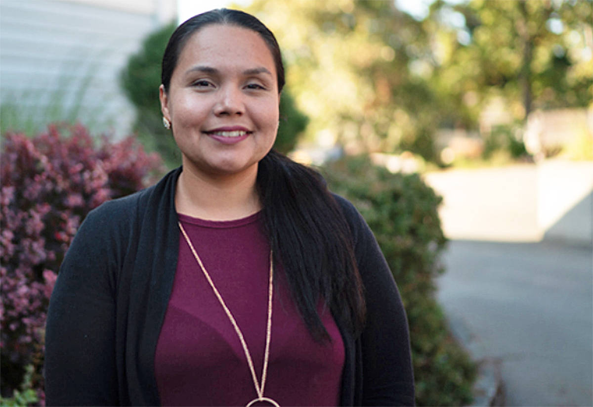 SENCOTEN language revitalizationist and filmmaker Renee Sampson’s short film, Bringing Our Language Back to LIfe, shows online during the Reel 2 Real International Youth Film Festival, April 14-23. (Photo courtesy Wapikoni)