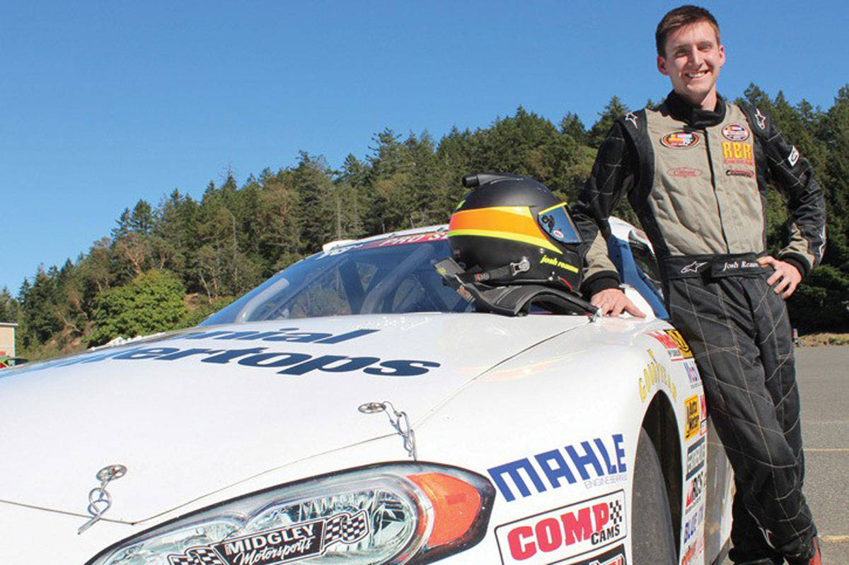 Former Highlands resident Josh Reaume was suspended by NASCAR last fall for a social media post and was recently reinstated. (Black Press Media file photo)