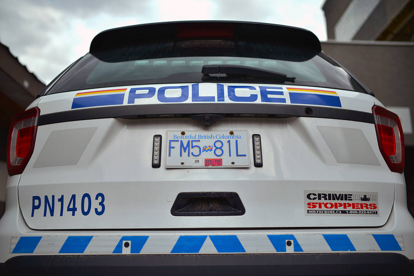 Vernon North Okanagan RCMP is seeking public tips regarding a break-in that left multiple people injured in Vernon Saturday, March 6, 2021. (Phil McLachlan - Capital News)