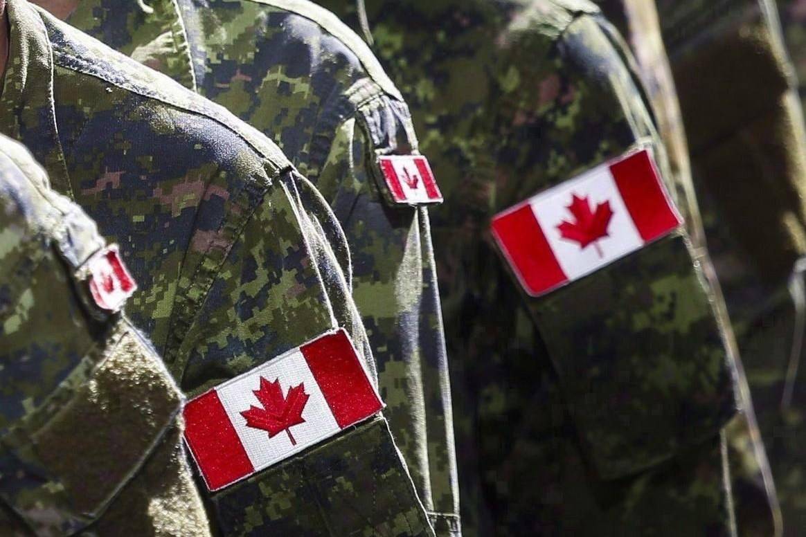Members of the Canadian Armed Forces march during the Calgary Stampede parade in Calgary, Alta., Friday, July 8, 2016. The Canadian Armed Forces is facing a shortfall of several thousand troops thanks at least in part to challenges training new recruits during the COVID-19 pandemic. THE CANADIAN PRESS/Jeff McIntosh