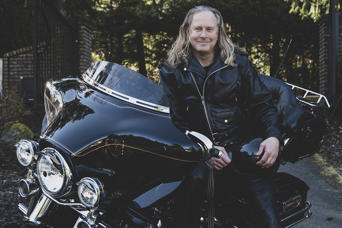 Victoria real estate agent and motorcycle enthusiast Ron Neal. Lia Crowe photography