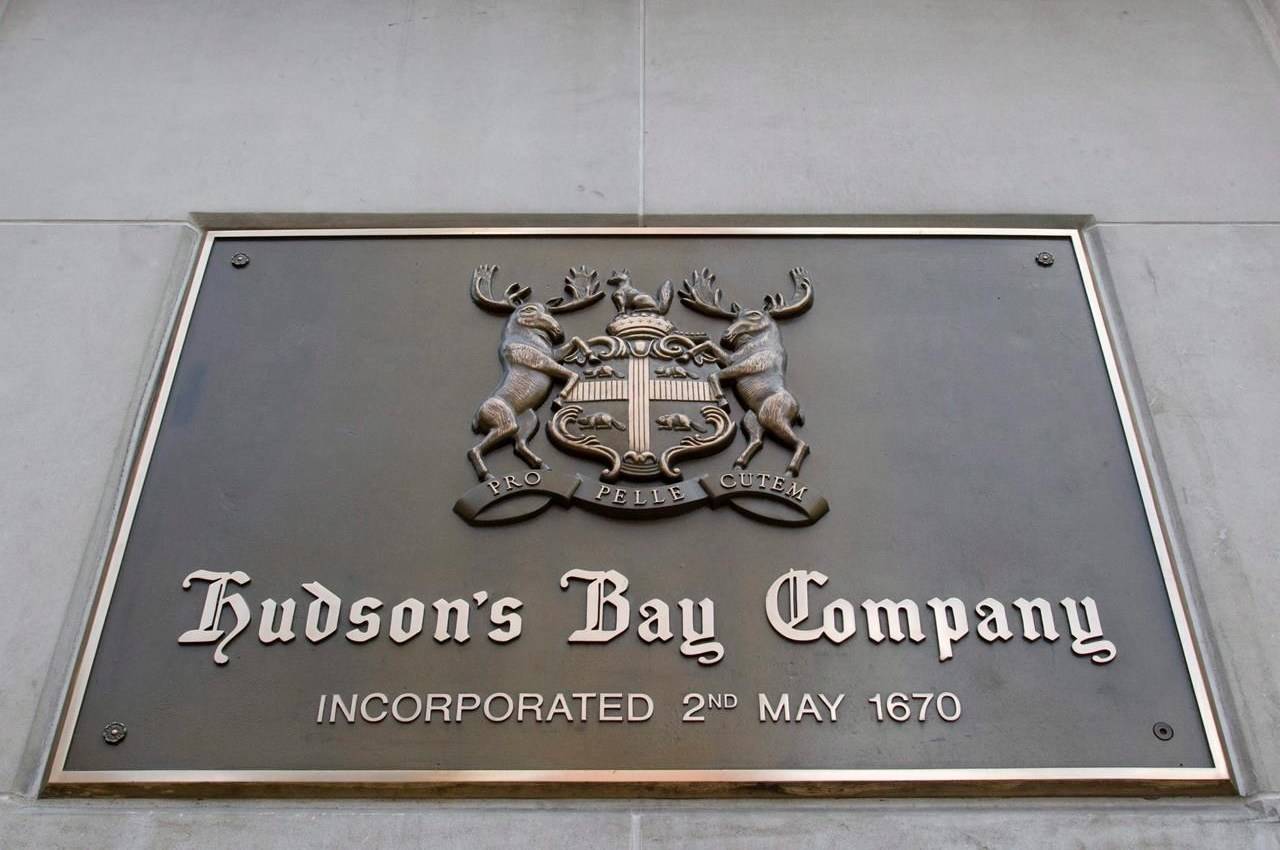 The Hudson's Bay Company sign in downtown Toronto, Wednesday July 16, 2008. THE CANADIAN PRESS/Adrian Wyld
